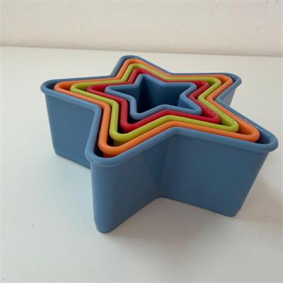 סט חותכני עוגיות בצורת כוכב