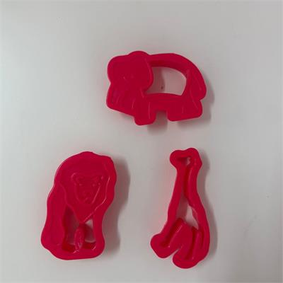 סט חותכן פיל חותכן גירפה וחותכן אריה