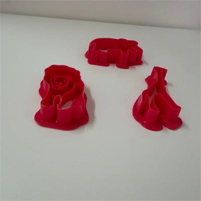 סט חותכן פיל חותכן גירפה וחותכן אריה