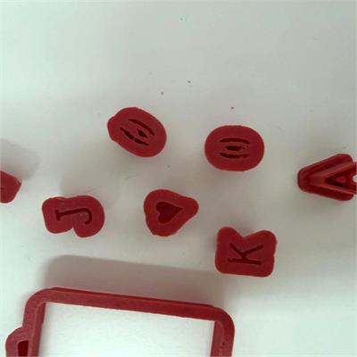 חותכן מניפת קלפים לבצק סוכר